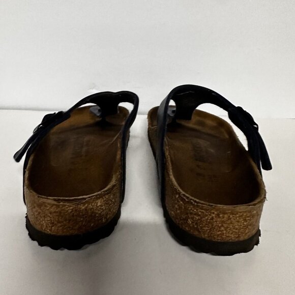 Birkenstock Womens Gizeh Sandlas Slip On Thong Blue 38 US 7/7.5 Beachy Comfort - Picture 5 of 8